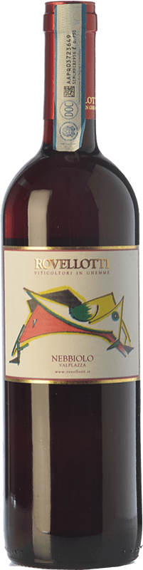 12,95 € Spedizione Gratuita | Vino rosso Rovellotti Val Plazza D.O.C. Colline Novaresi  Piemonte Italia Nebbiolo Bottiglia 75 cl