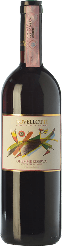 49,95 € Spedizione Gratuita | Vino rosso Rovellotti Costa del Salmino Riserva D.O.C.G. Ghemme Piemonte Italia Nebbiolo, Vespolina Bottiglia 75 cl
