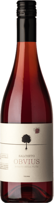 13,95 € Envio grátis | Vinho rosé Salcheto Rosato Obvius I.G.T. Toscana Tuscany Itália Merlot, Sangiovese, Canaiolo, Mammolo Garrafa 75 cl