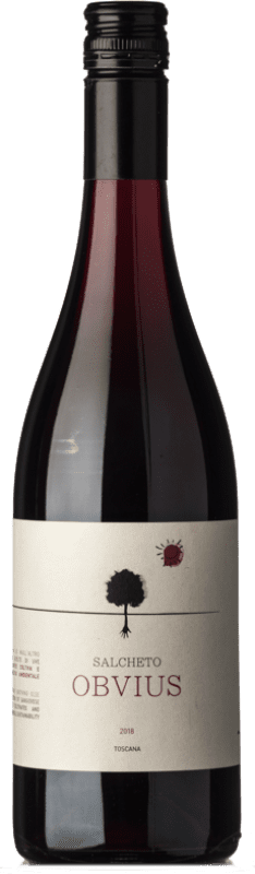 18,95 € Kostenloser Versand | Rotwein Salcheto Obvius I.G.T. Toscana Toskana Italien Sangiovese Eco Biologisch Flasche 75 cl