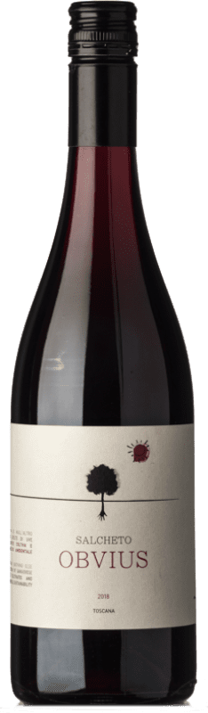 17,95 € Envoi gratuit | Vin rouge Salcheto Rosso Obvius I.G.T. Toscana Toscane Italie Sangiovese Bouteille 75 cl