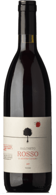 12,95 € Kostenloser Versand | Rotwein Salcheto D.O.C. Rosso di Montepulciano Toskana Italien Merlot, Canaiolo, Prugnolo Gentile Flasche 75 cl