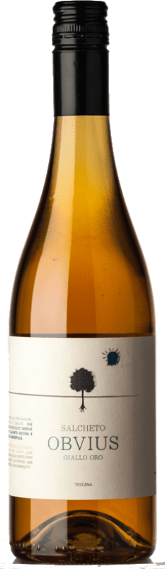 19,95 € Kostenloser Versand | Weißwein Salcheto Obvius Giallo Oro Gold I.G.T. Toscana Toskana Italien Malvasía, Trebbiano Eco Biologisch Flasche 75 cl