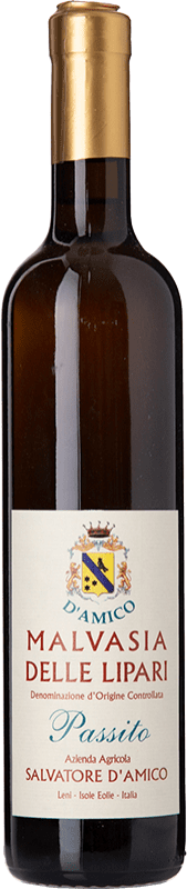 47,95 € Free Shipping | Sweet wine Salvatore D'Amico D.O.C. Malvasia delle Lipari Sicily Italy Corinto, Malvasia delle Lipari Medium Bottle 50 cl