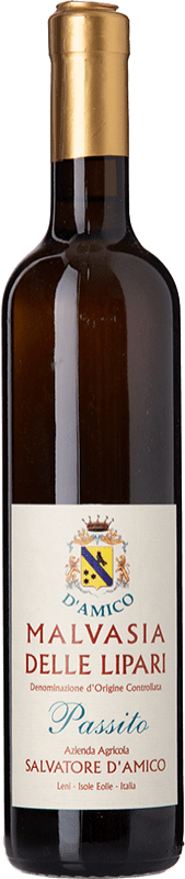 49,95 € Spedizione Gratuita | Vino dolce Salvatore D'Amico D.O.C. Malvasia delle Lipari Sicilia Italia Corinto, Malvasia delle Lipari Bottiglia Medium 50 cl