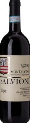 58,95 € Free Shipping | Red wine Salvioni D.O.C. Rosso di Montalcino Tuscany Italy Sangiovese Bottle 75 cl