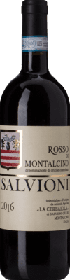 59,95 € Envio grátis | Vinho tinto Salvioni D.O.C. Rosso di Montalcino Tuscany Itália Sangiovese Garrafa 75 cl