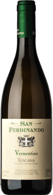 11,95 € Бесплатная доставка | Белое вино San Ferdinando I.G.T. Toscana Тоскана Италия Vermentino бутылка 75 cl