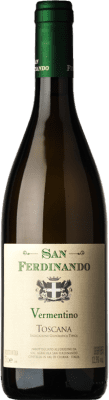 11,95 € Envio grátis | Vinho branco San Ferdinando I.G.T. Toscana Tuscany Itália Vermentino Garrafa 75 cl