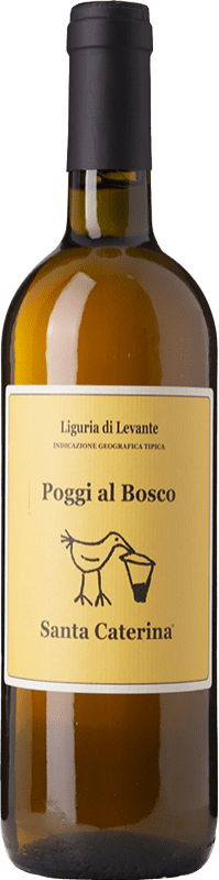 22,95 € Бесплатная доставка | Белое вино Santa Caterina Poggi al Bosco I.G.T. Liguria di Levante Лигурия Италия Albarola бутылка 75 cl