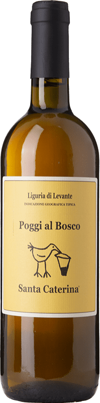 24,95 € Spedizione Gratuita | Vino bianco Santa Caterina Poggi al Bosco I.G.T. Liguria di Levante Liguria Italia Albarola Bottiglia 75 cl