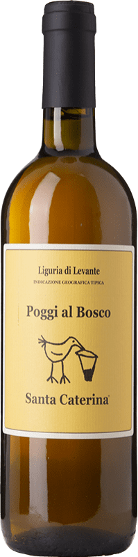 24,95 € Kostenloser Versand | Weißwein Santa Caterina Poggi al Bosco I.G.T. Liguria Ligurien Italien Albarola 75 cl