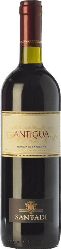 14,95 € 免费送货 | 红葡萄酒 Santadi Antigua D.O.C. Monica di Sardegna 撒丁岛 意大利 Monica — 莫妮卡 75 cl