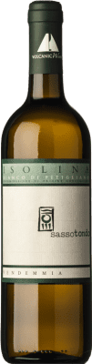 25,95 € Бесплатная доставка | Белое вино Sassotondo Bianco di Pitigliano Isolina Superiore I.G.T. Toscana Тоскана Италия Trebbiano, Sauvignon, Greco бутылка 75 cl