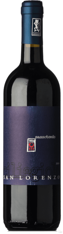 46,95 € Spedizione Gratuita | Vino rosso Sassotondo Sanlorenzo D.O.C. Maremma Toscana Toscana Italia Ciliegiolo Bottiglia 75 cl