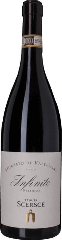 47,95 € Бесплатная доставка | Красное вино Scerscé Infinito D.O.C.G. Sforzato di Valtellina Ломбардии Италия Nebbiolo бутылка 75 cl