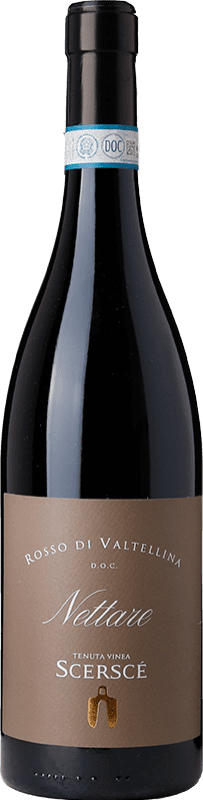 18,95 € Envoi gratuit | Vin rouge Scerscé Nettare D.O.C. Valtellina Rosso Lombardia Italie Nebbiolo Bouteille 75 cl