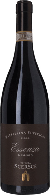 28,95 € Kostenloser Versand | Rotwein Scerscé Essenza D.O.C.G. Valtellina Superiore Lombardei Italien Nebbiolo Flasche 75 cl