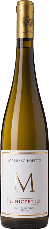 69,95 € Kostenloser Versand | Weißwein Schiopetto Mario D.O.C. Collio Friaul-Julisch Venetien Italien Friulano Flasche 75 cl