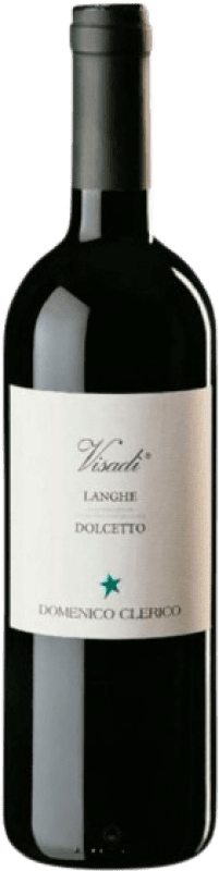 14,95 € 免费送货 | 红酒 Domenico Clerico Visadi D.O.C. Langhe 皮埃蒙特 意大利 Dolcetto 瓶子 75 cl
