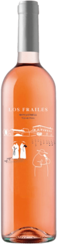 6,95 € Free Shipping | Rosé wine Casa Los Frailes Rosado D.O. Valencia Valencian Community Spain Monastel de Rioja Bottle 75 cl