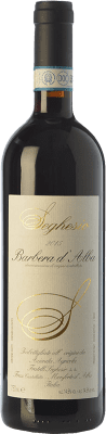 16,95 € Spedizione Gratuita | Vino rosso Seghesio D.O.C. Barbera d'Alba Piemonte Italia Barbera Bottiglia 75 cl