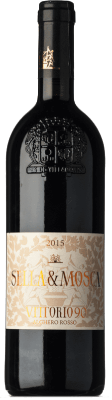 51,95 € Envoi gratuit | Vin Rouge Sella e Mosca Vittorio 90 D.O.C. Alghero Sardaigne Italie Cabernet Sauvignon, Cannonau, Bacca Rouge Bouteille 75 cl