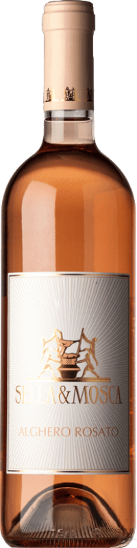 10,95 € Spedizione Gratuita | Vino rosato Sella e Mosca Rosato D.O.C. Alghero sardegna Italia Sangiovese Bottiglia 75 cl