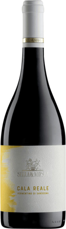 16,95 € Envio grátis | Vinho Branco Sella e Mosca Cala Reale D.O.C. Vermentino di Sardegna Sardenha Itália Vermentino 75 cl