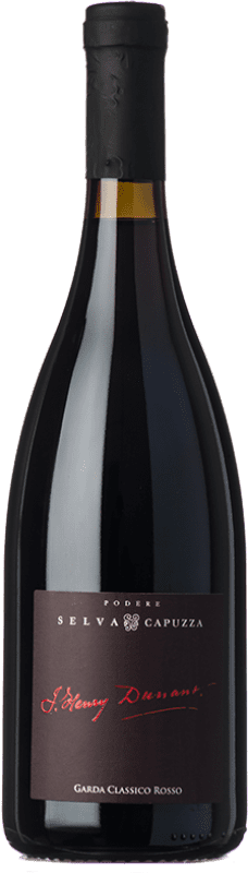 21,95 € Free Shipping | Red Wine Selva Capuzza Dunant Classic D.O.C. Garda Lombardia Italy Sangiovese, Barbera, Marzemino, Groppello Bottle 75 cl