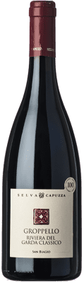16,95 € Envio grátis | Vinho tinto Selva Capuzza San Biagio D.O.C. Garda Lombardia Itália Groppello Garrafa 75 cl