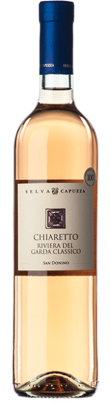 15,95 € Free Shipping | Rosé Wine Selva Capuzza San Donino Chiaretto Young D.O.C. Garda Lombardia Italy Sangiovese, Barbera, Marzemino, Groppello Bottle 75 cl