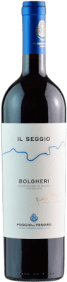 19,95 € Free Shipping | Red wine Poggio al Tesoro Rosso Il Seggio D.O.C. Bolgheri Tuscany Italy Merlot, Cabernet Sauvignon, Cabernet Franc, Petit Verdot Bottle 75 cl