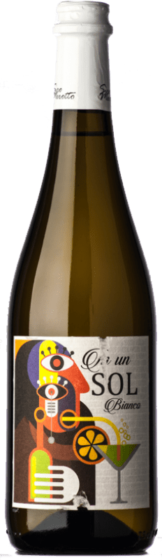 12,95 € Kostenloser Versand | Weißer Sekt Siro Merotto Bottiglia In Un Sol Frizzante — Perlwein I.G.T. Veneto Venetien Italien Glera Flasche 75 cl