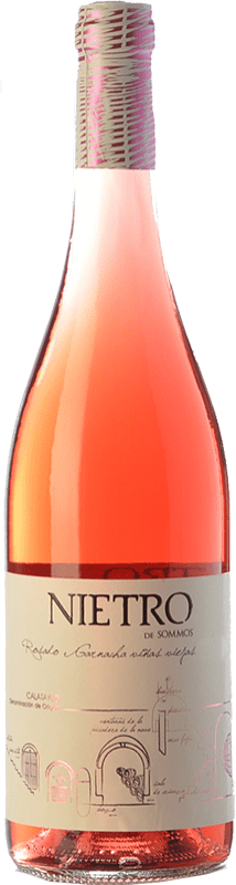 8,95 € Envoi gratuit | Vin Rosé Sommos Nietro D.O. Calatayud Espagne Grenache Bouteille 75 cl
