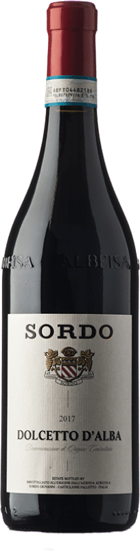 13,95 € Бесплатная доставка | Красное вино Sordo D.O.C.G. Dolcetto d'Alba Пьемонте Италия Dolcetto бутылка 75 cl