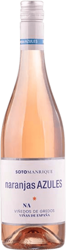 13,95 € Free Shipping | Rosé wine Soto y Manrique Naranjas Azules Young D.O.P. Cebreros Castilla y León Spain Grenache Bottle 75 cl