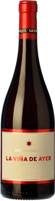 10,95 € 免费送货 | 红酒 Soto y Manrique La Viña de Ayer 橡木 D.O.P. Cebreros 卡斯蒂利亚莱昂 西班牙 Grenache 瓶子 75 cl
