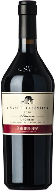 36,95 € Kostenloser Versand | Rotwein St. Michael-Eppan Saint Valentin Reserve — Gereift D.O.C. Alto Adige Trentino-Südtirol Italien Lagrein Flasche 75 cl