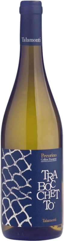 14,95 € Free Shipping | White wine Talamonti Trabocchetto I.G.T. Colline Pescaresi Abruzzo Italy Pecorino Bottle 75 cl