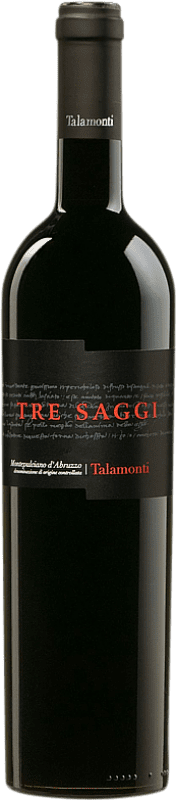 12,95 € Free Shipping | Red wine Talamonti Tre Saggi D.O.C. Montepulciano d'Abruzzo Abruzzo Italy Montepulciano Bottle 75 cl