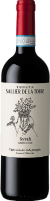 9,95 € Kostenloser Versand | Rotwein Tasca d'Almerita Sallier de La Tour D.O.C. Sicilia Sizilien Italien Syrah Flasche 75 cl