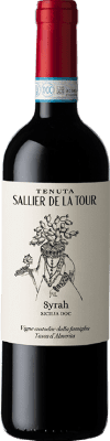 13,95 € Envio grátis | Vinho tinto Tasca Conti d'Almerita Sallier de La Tour D.O.C. Sicilia Sicília Itália Syrah Garrafa 75 cl