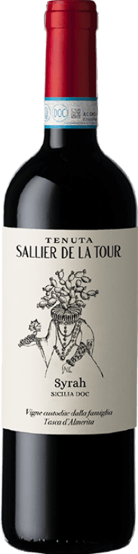 13,95 € Envio grátis | Vinho tinto Tasca Conti d'Almerita Sallier de La Tour D.O.C. Sicilia Sicília Itália Syrah Garrafa 75 cl