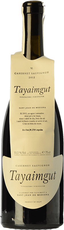 18,95 € 送料無料 | 赤ワイン Tayaimgut Crianza — クリアンサ D.O. Penedès カタロニア スペイン Cabernet Sauvignon — カベルネ・ソーヴィニヨン 75 cl