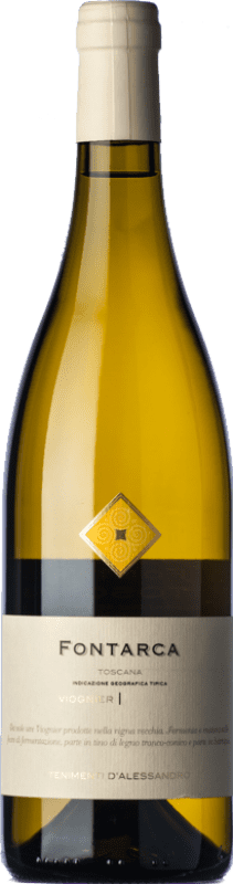 29,95 € Free Shipping | White Wine Tenimenti d'Alessandro Fontarca I.G.T. Toscana Tuscany Italy Viognier Eco — Organic 75 cl