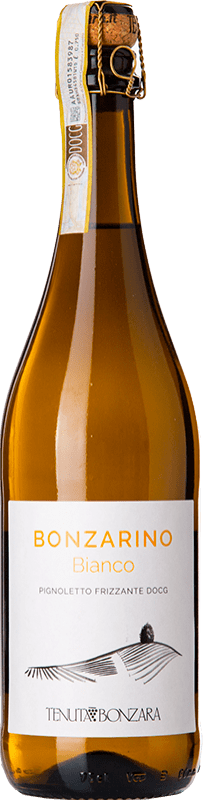 11,95 € 免费送货 | 白起泡酒 Bonzara Frizzante Bonzarino D.O.C. Colli Bolognesi Classico Pignoletto 艾米利亚 - 罗马涅 意大利 Pignolo 瓶子 75 cl