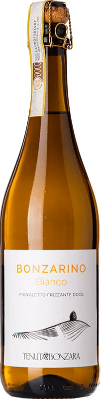 12,95 € Envoi gratuit | Vin Mousseux Blanc Bonzara Bonzarino Classique, Frizzante — Pétillant D.O.C. Colli Bolognesi Pignoletto Émilie-Romagne Italie Pignolo Bouteille 75 cl