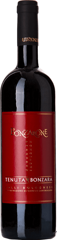 27,95 € Kostenloser Versand | Rotwein Bonzara Bonzarone Klassisch D.O.C. Colli Bolognesi Pignoletto Emilia-Romagna Italien Cabernet Sauvignon 75 cl