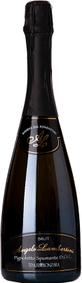 12,95 € Бесплатная доставка | Белое игристое вино Bonzara Angelo Lambertini Brut — брют I.G.T. Emilia Romagna Эмилия-Романья Италия Pignolo — Пиньоло Бутылка 75 cl